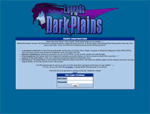 Tablet Screenshot of darkplains.com